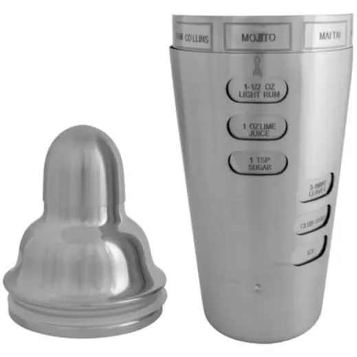 Ingredient Cocktail Shaker Close Up